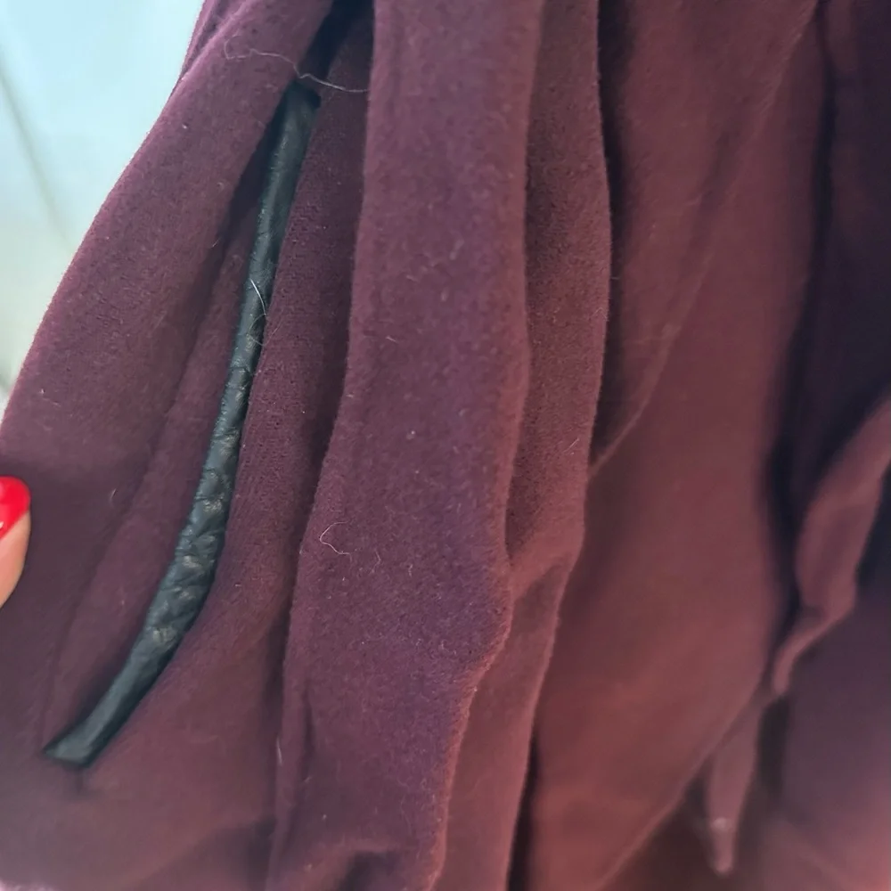 MACKAGE Mai Coat in Wine XS - Picture 8 of 9